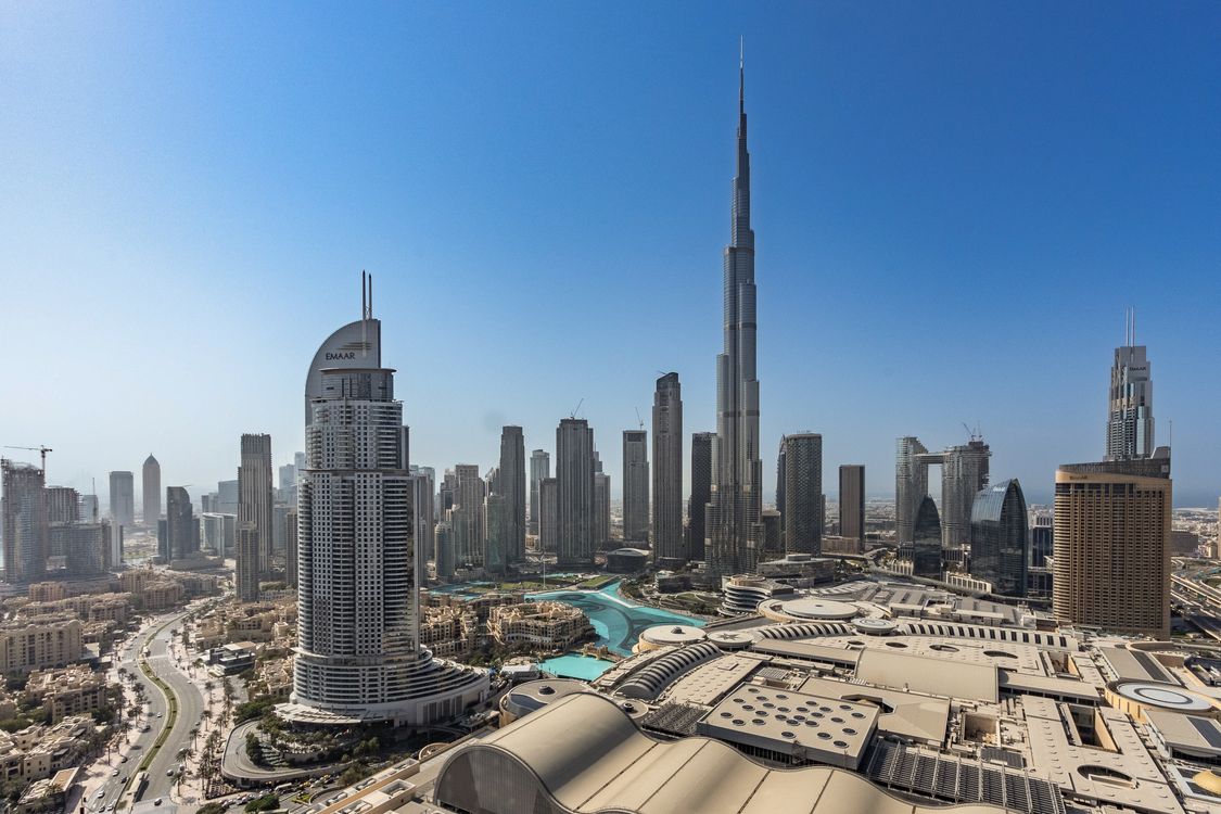 DIFC ग्रेच्युटी नियम 2026 — दुबई वित्तीय जिले की हवाई तस्वीर, जहाँ DEWS ने एकमुश्त ग्रेच्युटी की जगह ले ली